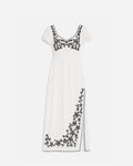 Contrast Detail Summer Dress