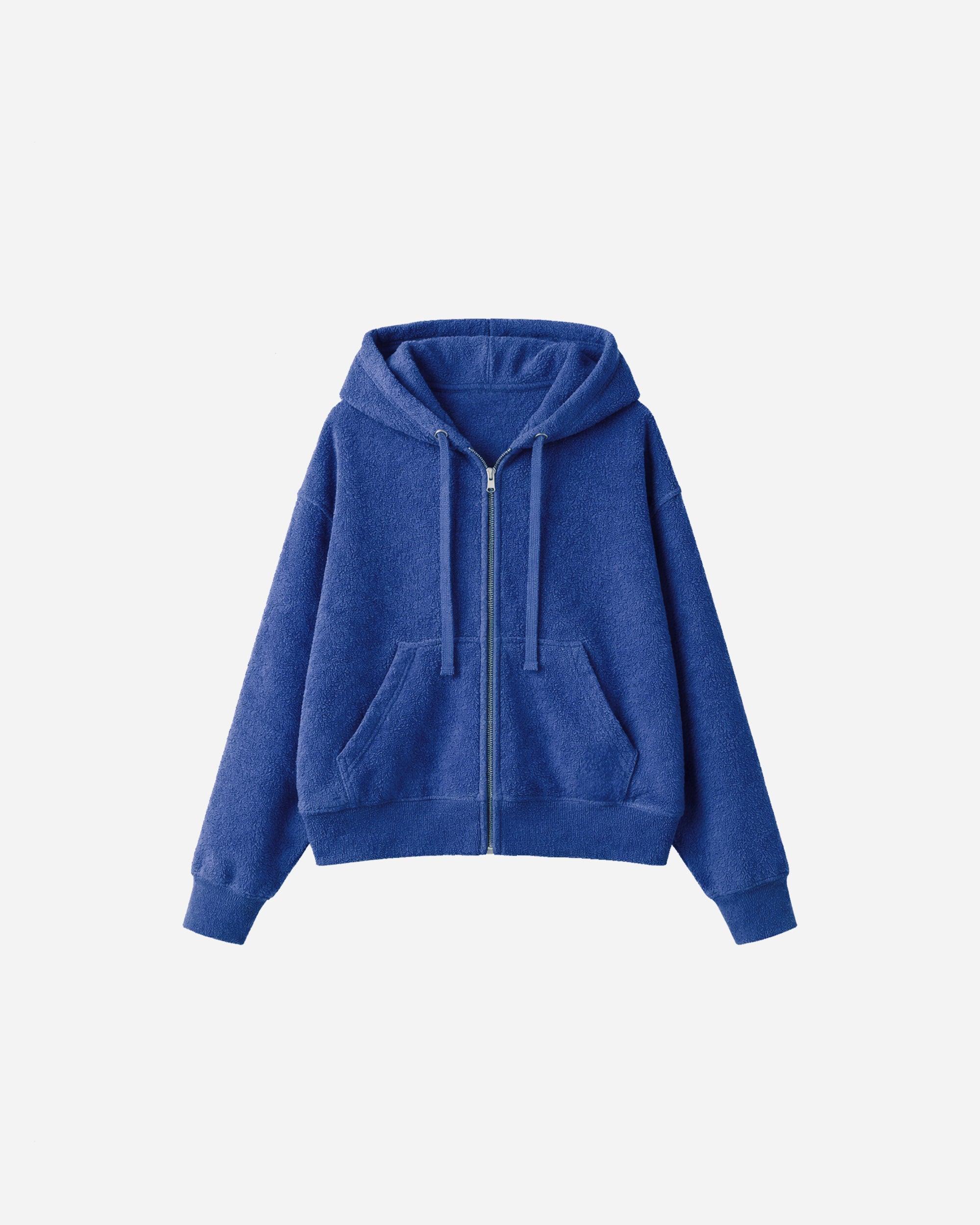 Terry hoodie zip